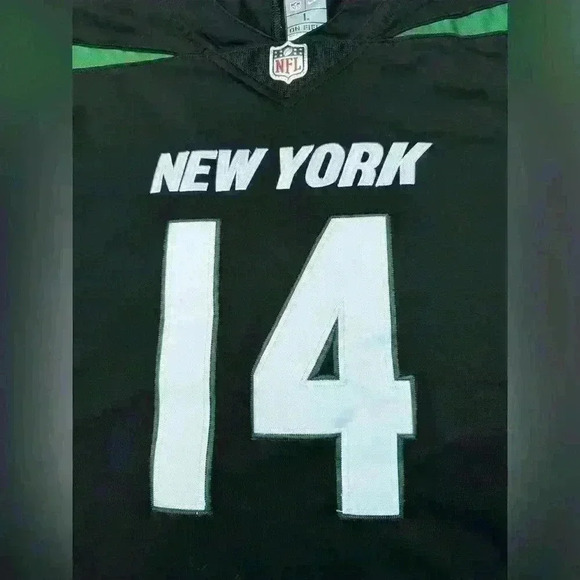 NFL‎ New York Jets #14 Darnold On Field Jersey Large Nike - Picture 3 of 7